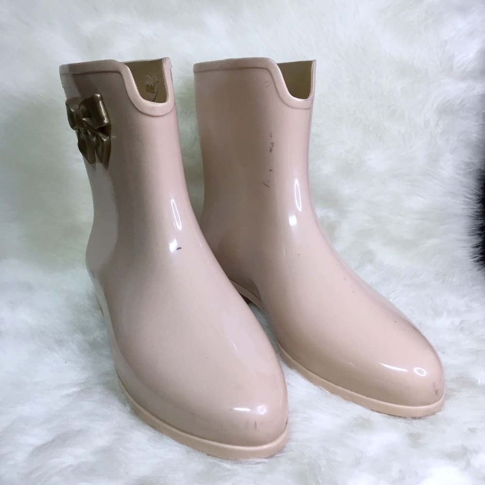 Vintage-look Melissa Bow Jelly Rain Boots